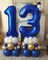 40 Inch Dark Blue “18” Number Balloons – Jumbo Foil Birthday Decorations for 18th Birthday, Engagement, Graduation, and Celebration Parties (Dark Blue)